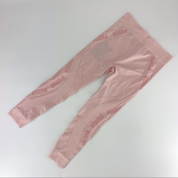 Puma NWT Pink Evostripe Evoknit 7/8 Tights, Small - Picture 4 of 16